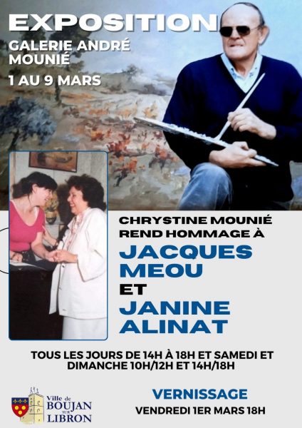 EXPOSITION – BOUJAN-SUR-LIBRON